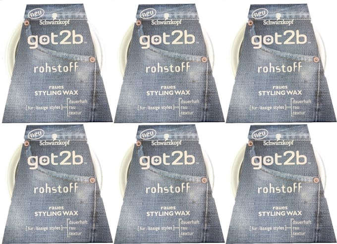 Got2B Wax Rohstoff - Voordeelverpakking 6 x 75 ml