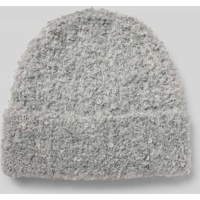 Beanie van bouclé-tricot