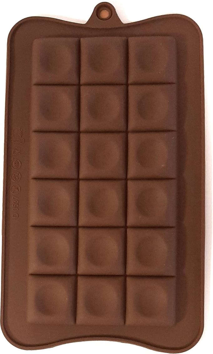 Eizook Chocolade reep tabletjes vorm (17x10.5 cm)