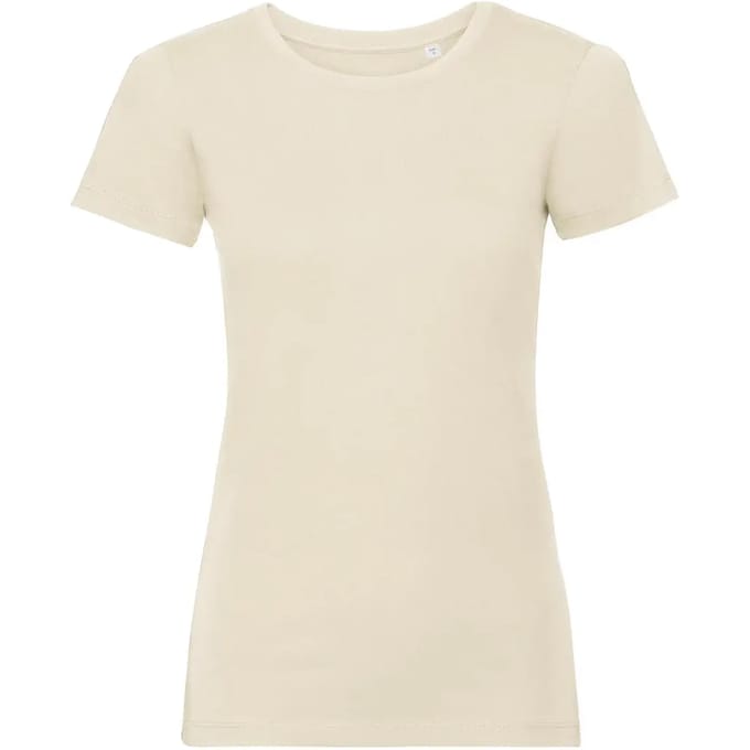 Dames-T-shirt Russell Athletic Pure Organic