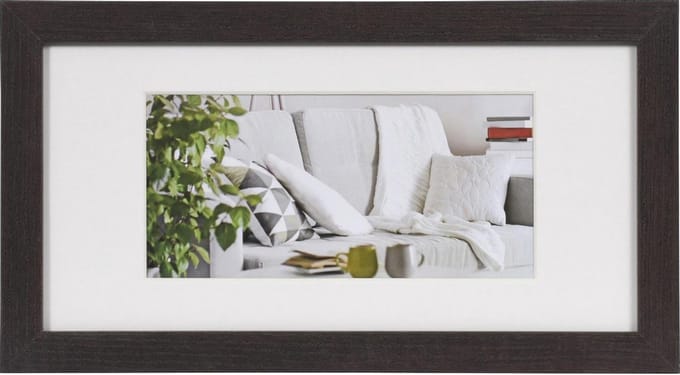 Fotolijst - Henzo - Modern - Fotomaat 15x30 cm - Donkerbruin