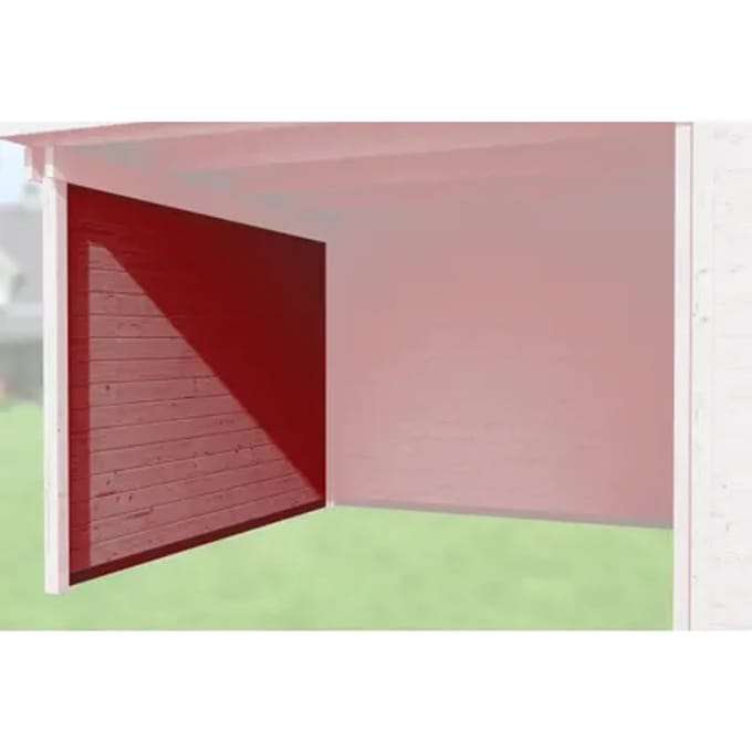 Weka Zijwand 295cm Zweeds Rood