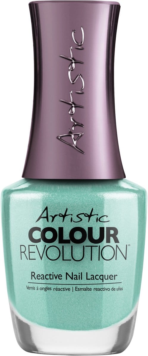 Artistic Nail Design Colour Revolution 'Mystic Green' (Zeegroen Metallic)