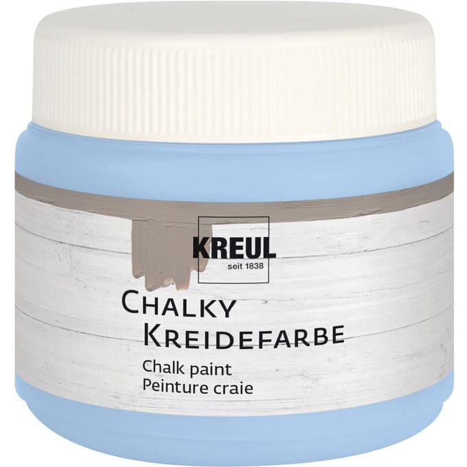 KREUL Krijt Krijtverf, 150 ml - Vintage Blue