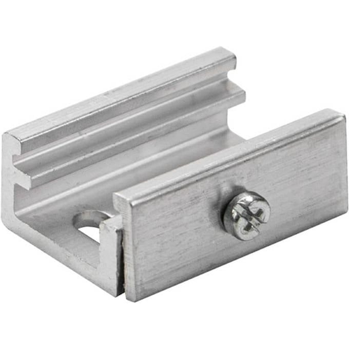 BRUMBERG plafondbevestiging voor ONETRACK-rail, mat aluminium