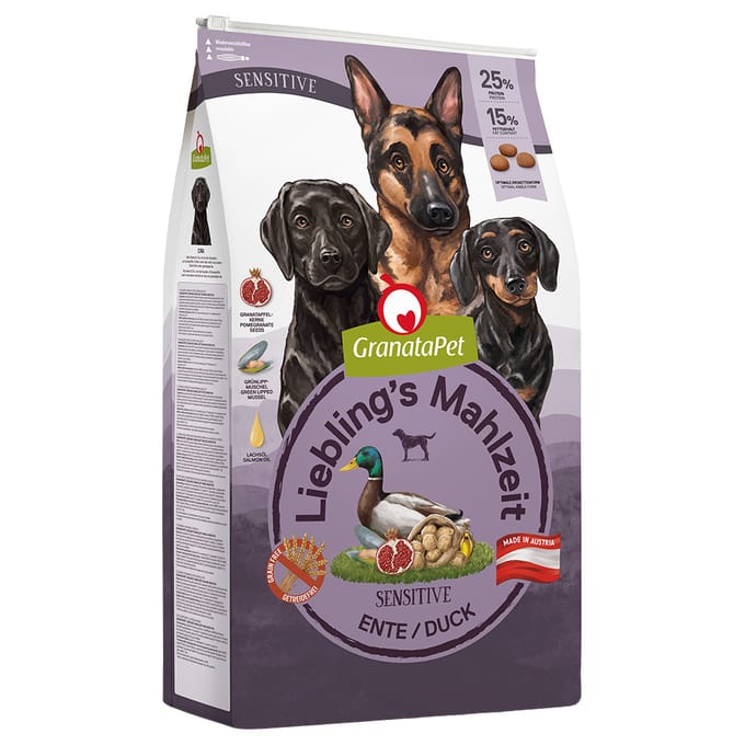 GranataPet Liebling's Mahlzeit Hondenvoer - Sensitive Eend - 10 kg