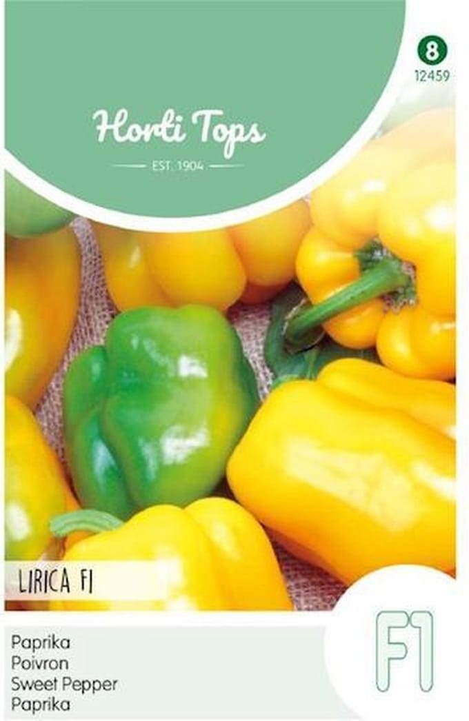 Hortitops zaden - Paprika Sardana / Pasodoble F1 (Geel)