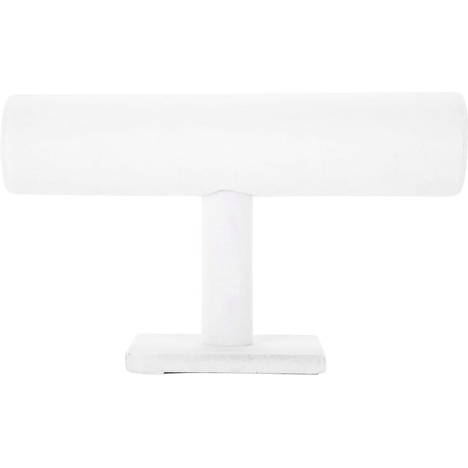 Sieraden T-Bar Standaard Show Houder Horloge Armband Display Organizer Rek Houder white