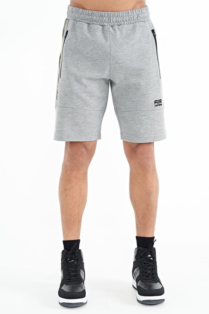 Heren Effen Gebreide Zweet Shorts