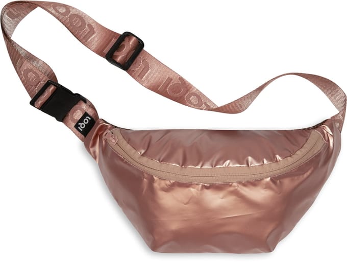 LOQI Bum Bag Large - Rose Gold Metallic
