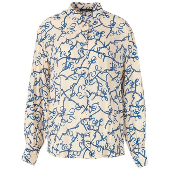 River Woods Balloon Sleeve Shirt Comf Fit White Größe: 38 | Business hemden Outlet | Damen | Weiß