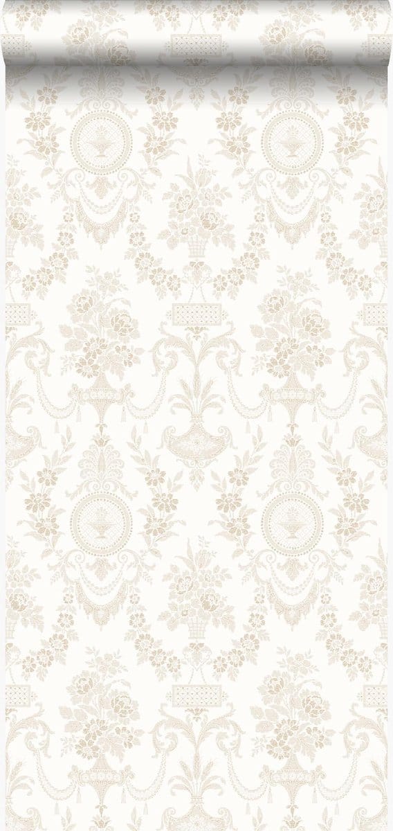 Origin Wallcoverings behang ornamenten wit - 53 cm x 10.05 m - 326134