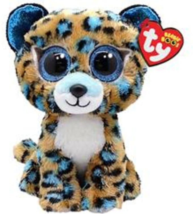 Ty Beanie Boo Cobalt Leapard Blue 15 cm
