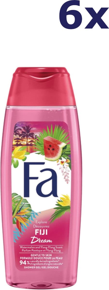 6x Fa Douchegel - Fiji Dream 250 ml
