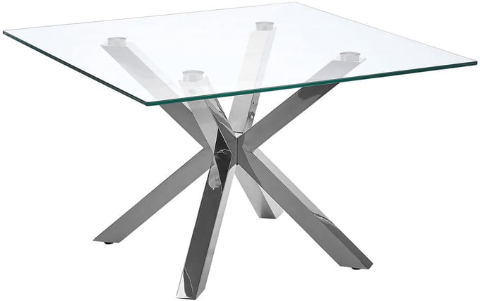 STARLIGHT - Salontafel - Zilver - Veiligheidsglas