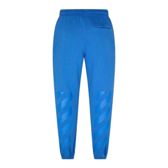 Off White Heren zweetbroek (Blauw)