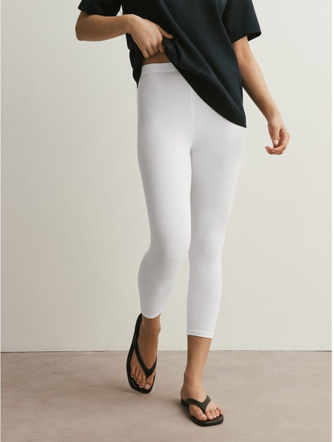 Next - Dames - Halflange legging - Geel