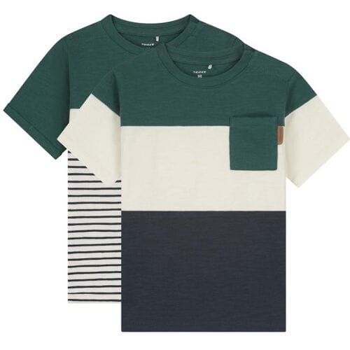 Prénatal peuter T-shirts 2 stuks Forestgreen 122 heren