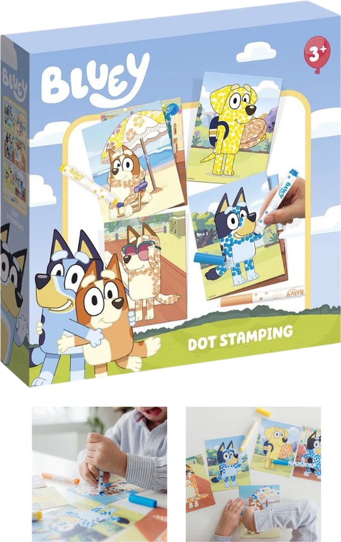 Totum Bluey Punt Stempelset