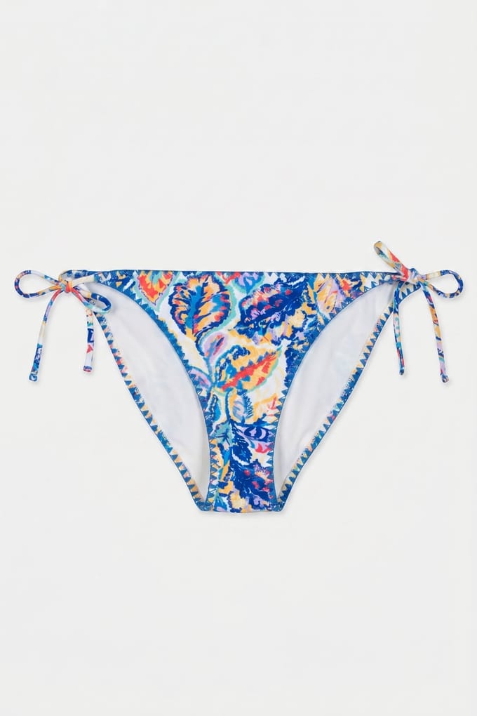 Shiwi Strap Bikini Bottom Brunch Flower Blue Brunch Flower Größe: 42 | Bikinis Outlet | Damen | Blau