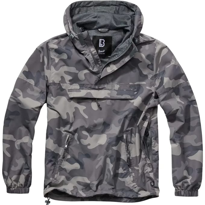 Brandit Summer Grey Camo Windbreaker Heren