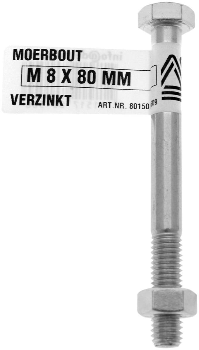 Deltafix - Moerbout m8x25 verz