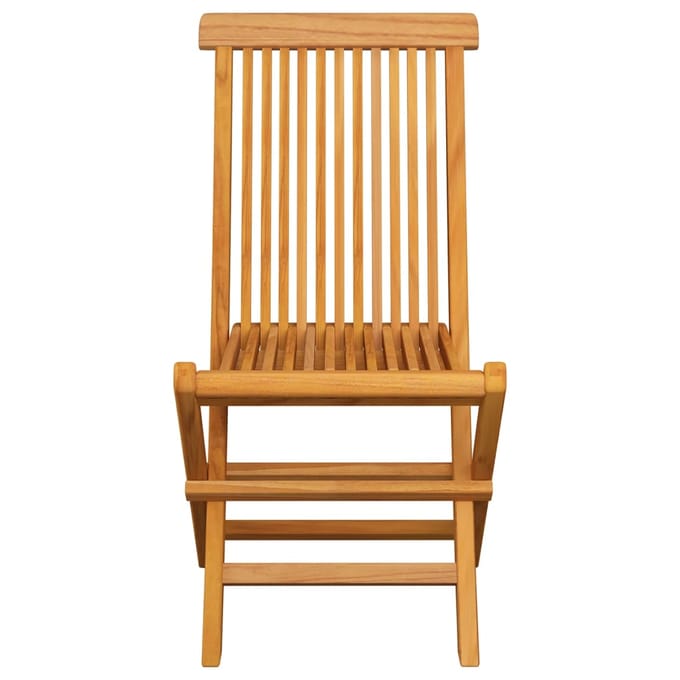 vidaXL - Opklapbare - stoelen, - 8 - stuks, - massief - teakhout