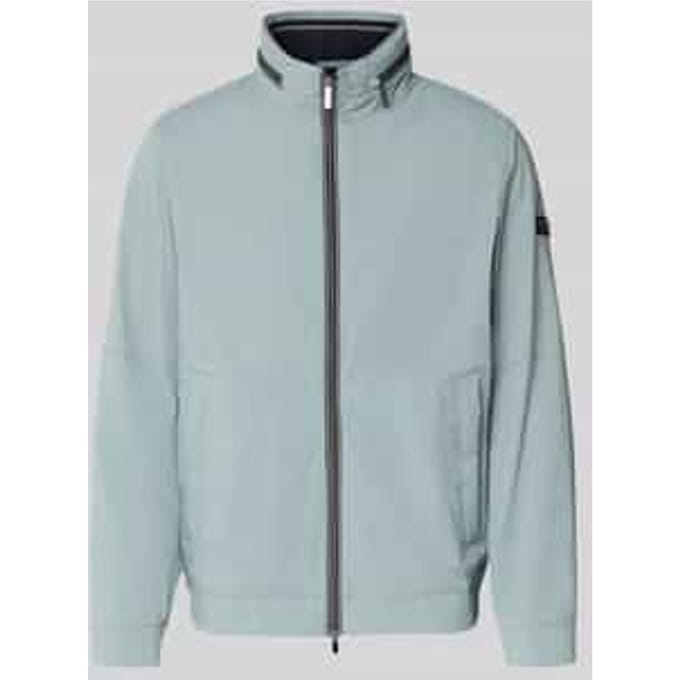 Regular fit jack met opstaande kraag
