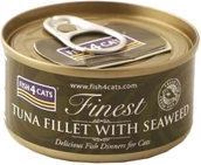 Fish4Cats Finest - Tuna Fillet with Seaweed - 10 x 70 gram