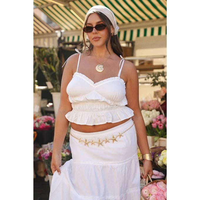 boohoo Dames Gouden Zeester Buikketting | Gold