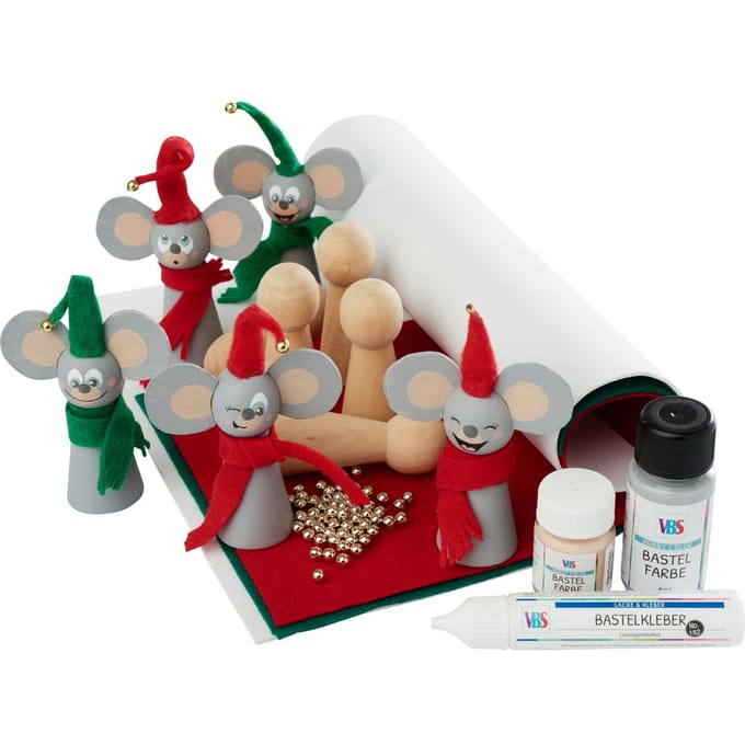VBS Knutselset "Kerstmuizen"