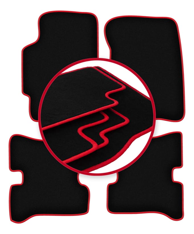 CARLUX-RED automatten voor: Ford Probe MK2 coupé (1993-1997)