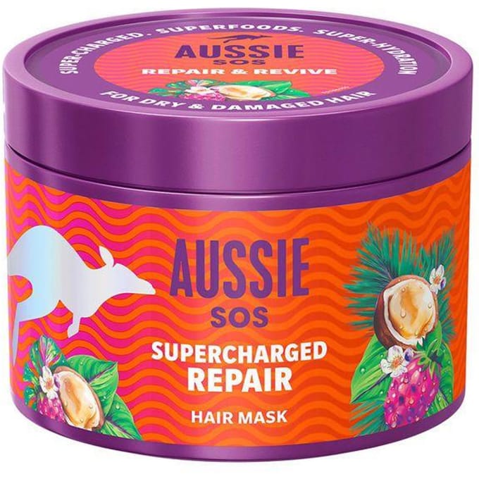 Masque capillaire AUSSIE SOS SUPERCHARGED REPAIR 500 ml