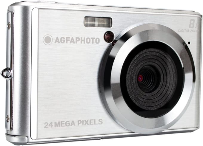 AgfaPhoto Compact DC5500, 24 MP, 5616 x 3744 Pixels, CMOS, HD, Silver