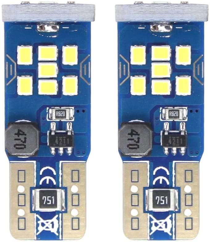 AMiO LED CANBUS 21SMD UltraBright 2016 T10 W5W Wit 12V/24V