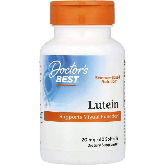 Lutein with FloraGlo Lutein 20 mg (60 Softgels) - Doctor's Best