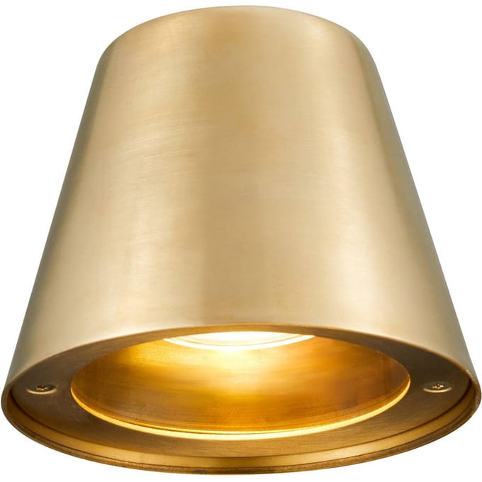 Nordlux Buitenwandlamp Aleria, 1 x GU10, messing, zeewaterbestendig