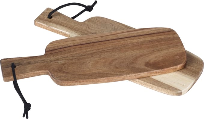 Cosy&Trendy Mini Serveerplank Bamboe 21 x 7.5 cm - Set-2
