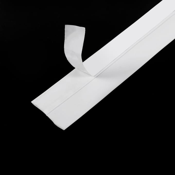 35mm Brede Siliconen Rubber Tochtstrip Raam Deur Afdichtstrip Tape Wit wit