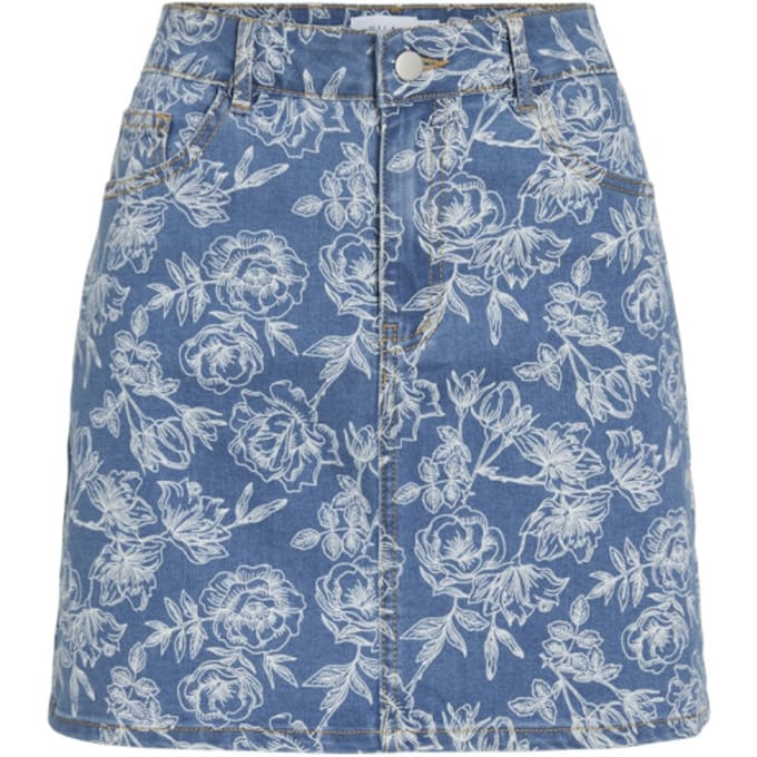 VILA - VICHIA HW MINI FLOWER SKIRT - Dames - Rokken