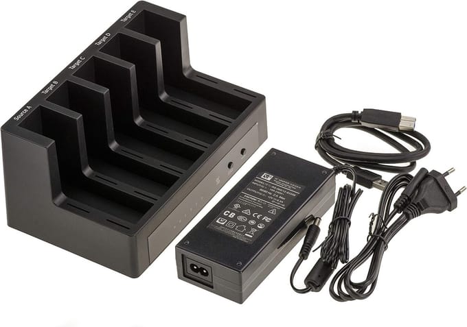Docking Station - Hard Drive Adapter - Data Klonen - Offline Klonen - 5 Schijven - Zwart
