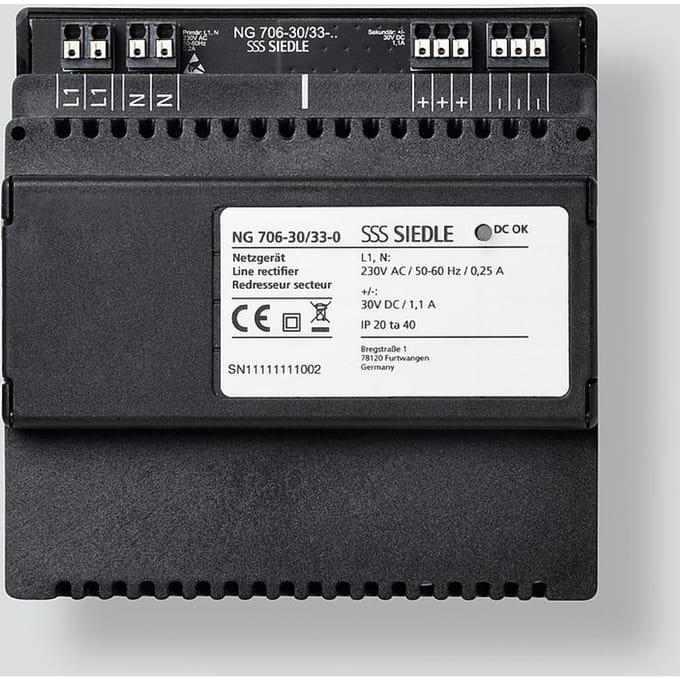 Siedle Voeding Deurcommunicatie - 210010267-00 - E26VA