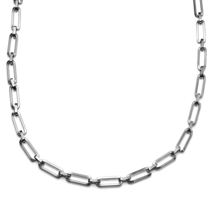 Connor Amager Zilverkleurige Kabelketting