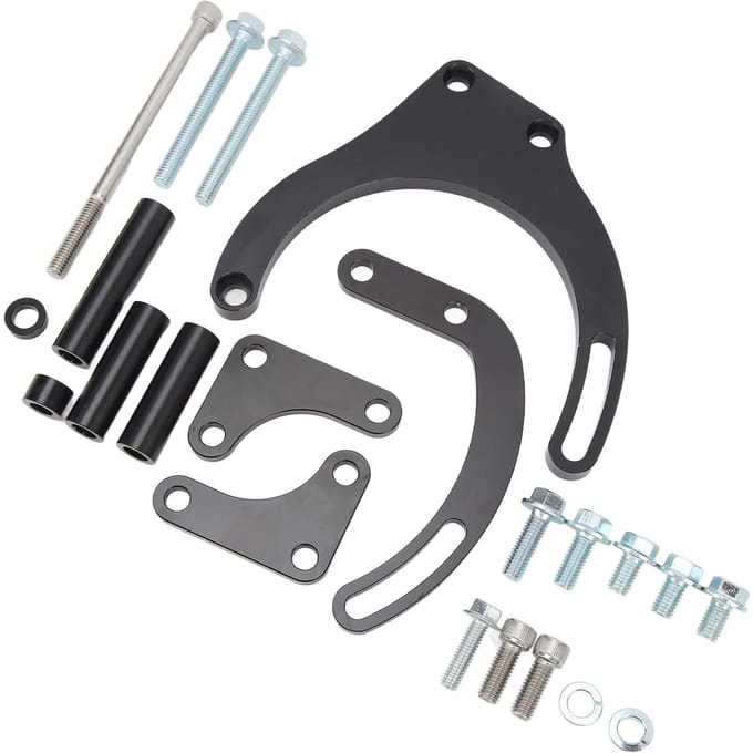 Robuuste Betrouwbare Stuurbekrachtigingspomp Montagebeugel Kit Vervanging Voor Chevy Big Block zwart