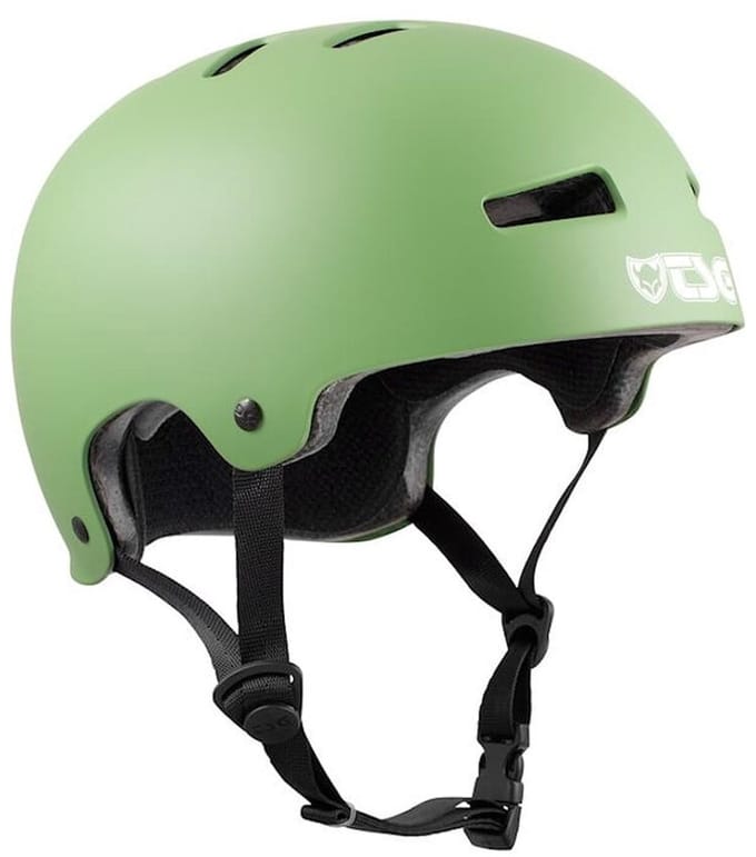 TSG Evolution Helm Satin Fatigue Green