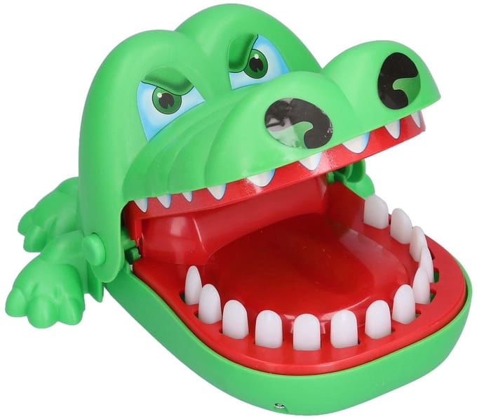 Dailygoods- Bijtvinger Spel - Grappig Krokodil Tanden Spel