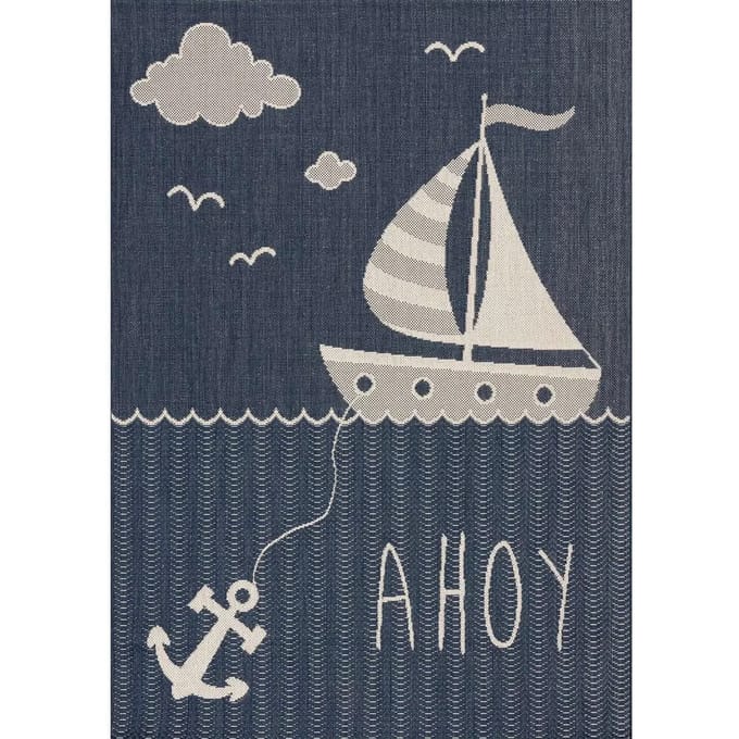 Zeilboot tapijt Yellow Tipi