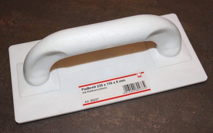 4 x Tegel Wasbord Padhouder 230x110x8 mm met klittenband