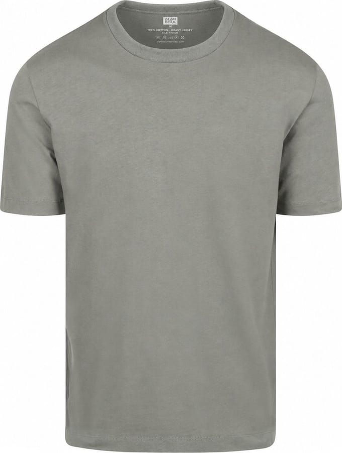 Alan Red Venice T-Shirt Heavy Jersey Groen - Maat L - Heren - Basic T-shirt