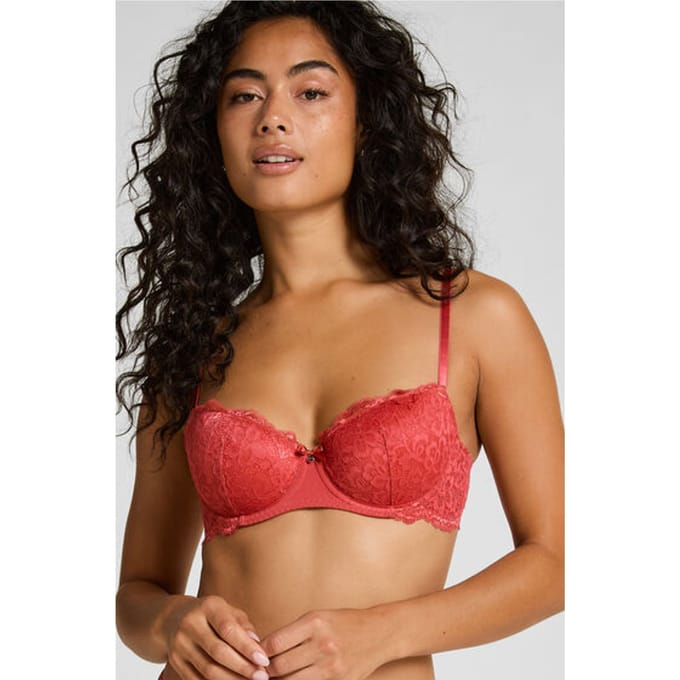 Hunkemöller Voorgevormde beugel bh Marine Rood